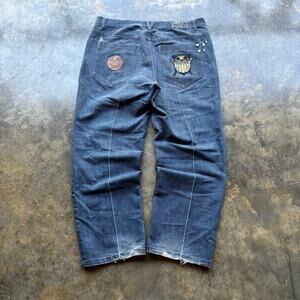 Vintage Baggy Faded Red Ape Essential Skater Jeans